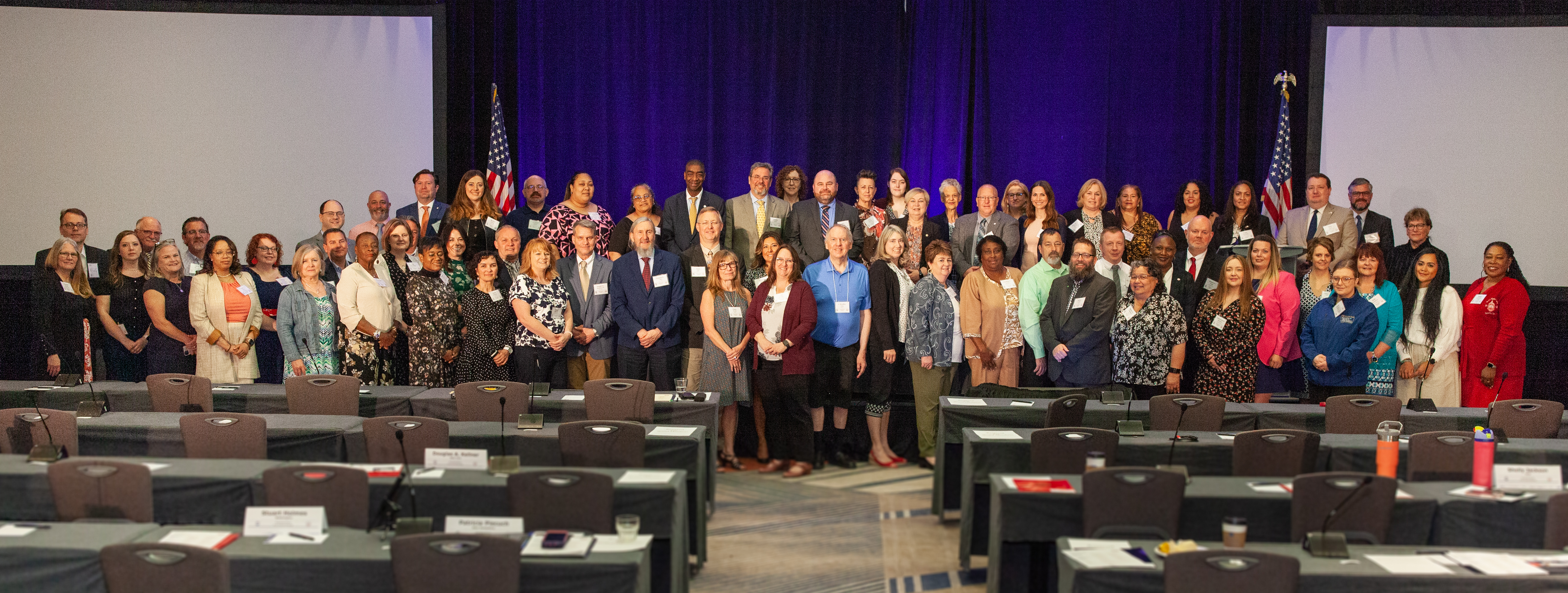 Group Photo Taken of Standards Board Members at the 2023 EAC Standards Board Annual Meeting held in person in Phoenix, AZ. (April 18-19, 2023).