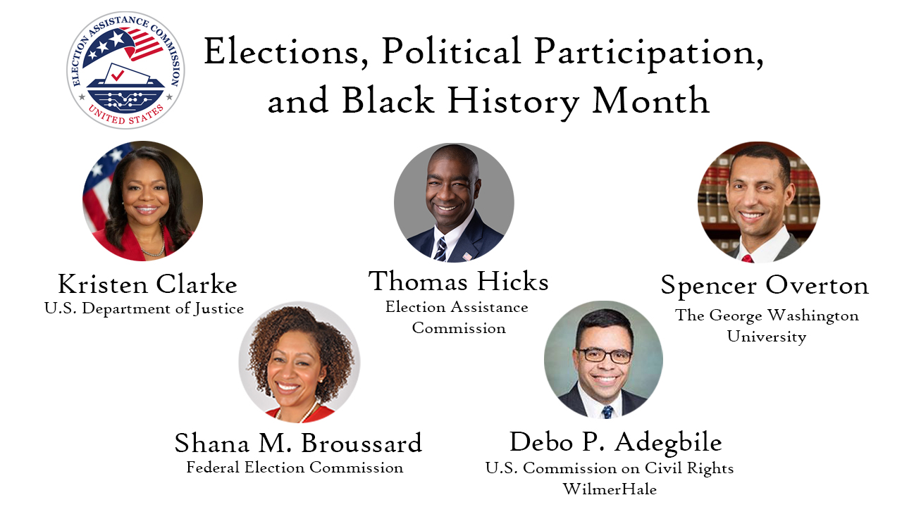 Elections, Political Participation and Black History Month Panel Discussion