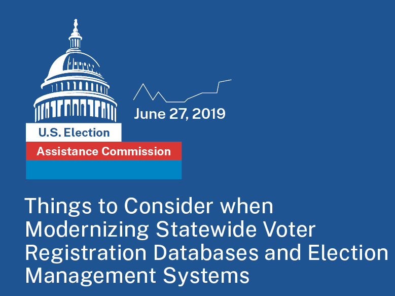 2019 Election Data Summit: Announcing our Voter Registration Database Modernization Panelists 2019 Election Data Summit: Announcing our Voter Registration Database Modernization Panelists