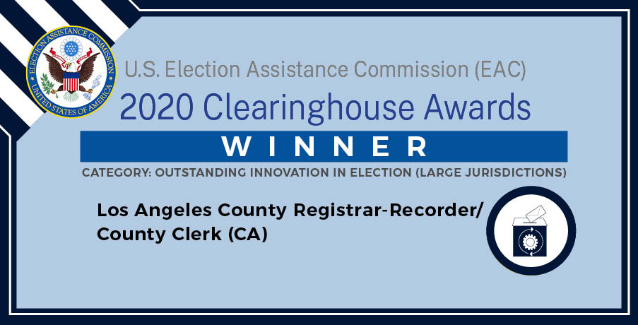 Image: Winner - Los Angeles County Registrar-Recorder/County Clerk