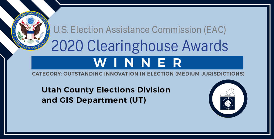 Image: Winner - Utah County Elections Division and GIS Department