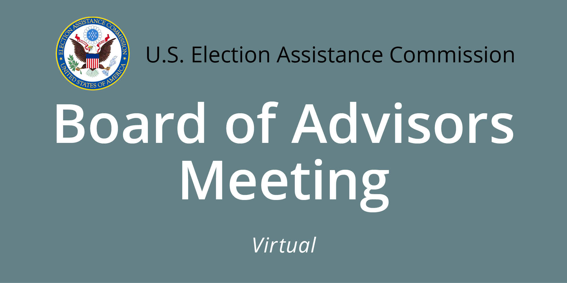 virtual EAC Board of Advisors Meeting