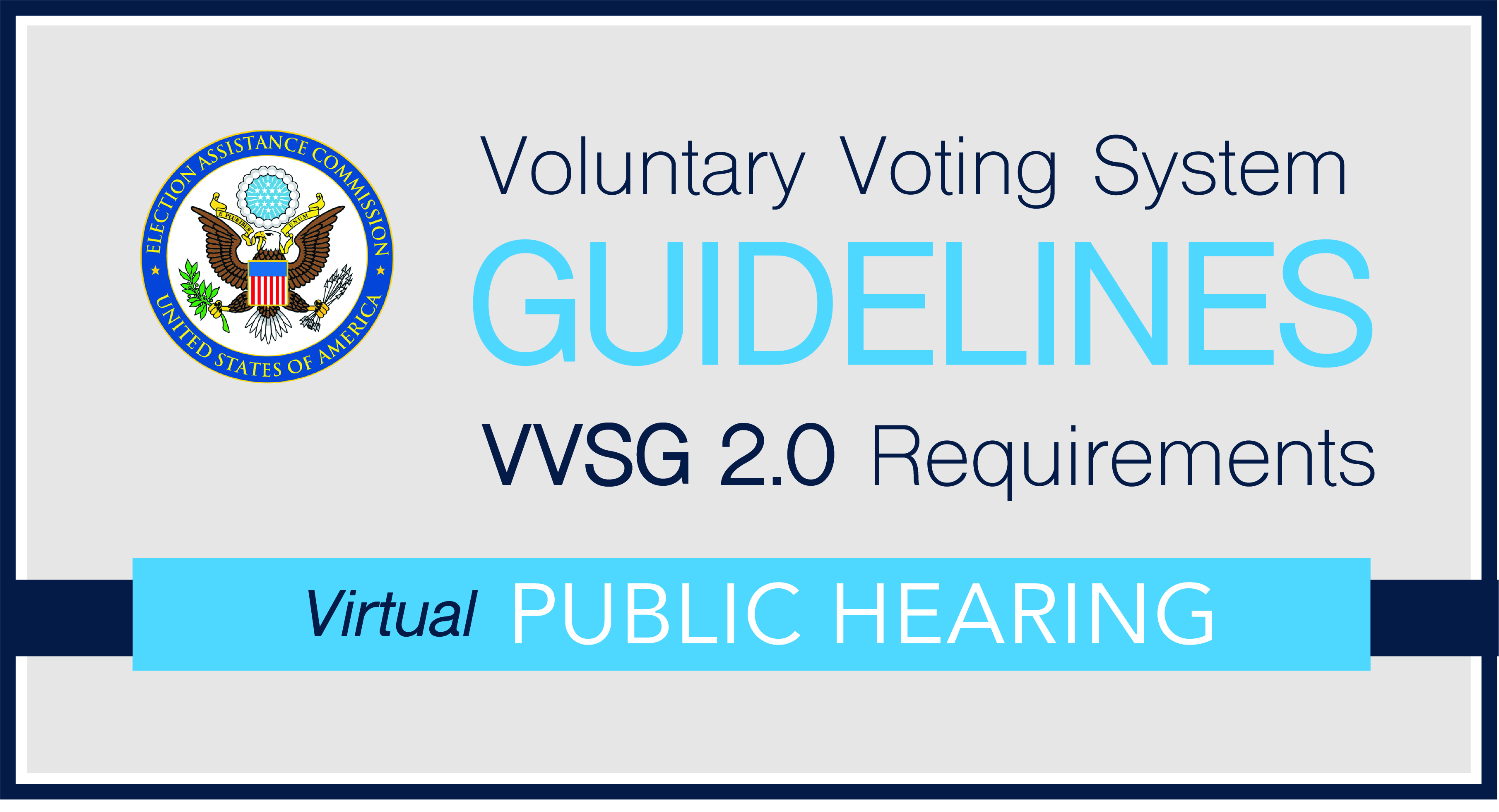 EAC VVSG 2.0 requirements virtual public hearing