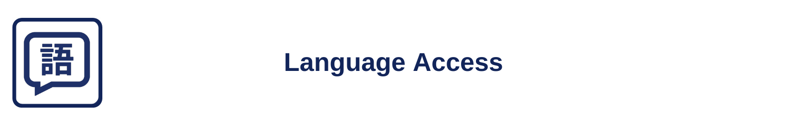 Language Access