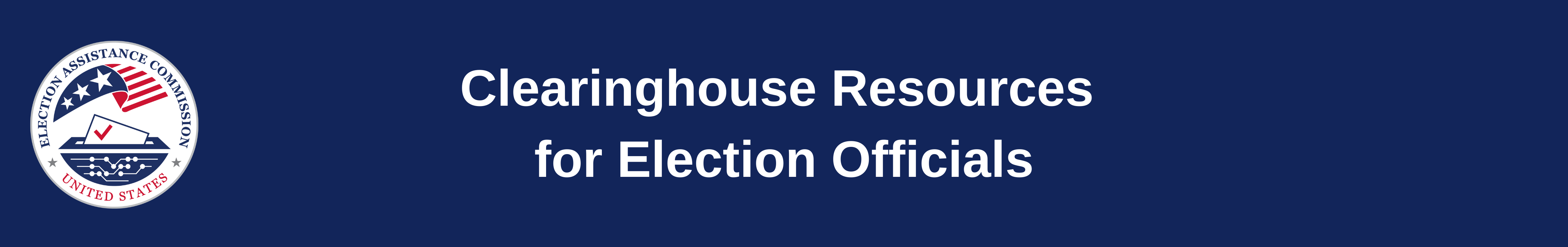 Clearinghouse Resources for Election Officials