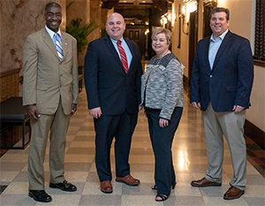 The EAC Commissioner: Tom Hicks Ben Hovland, Christy McCormick and Don Palmer