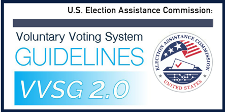 EAC Voluntary Voting System Guidelines VVSG 2.0, EAC logo