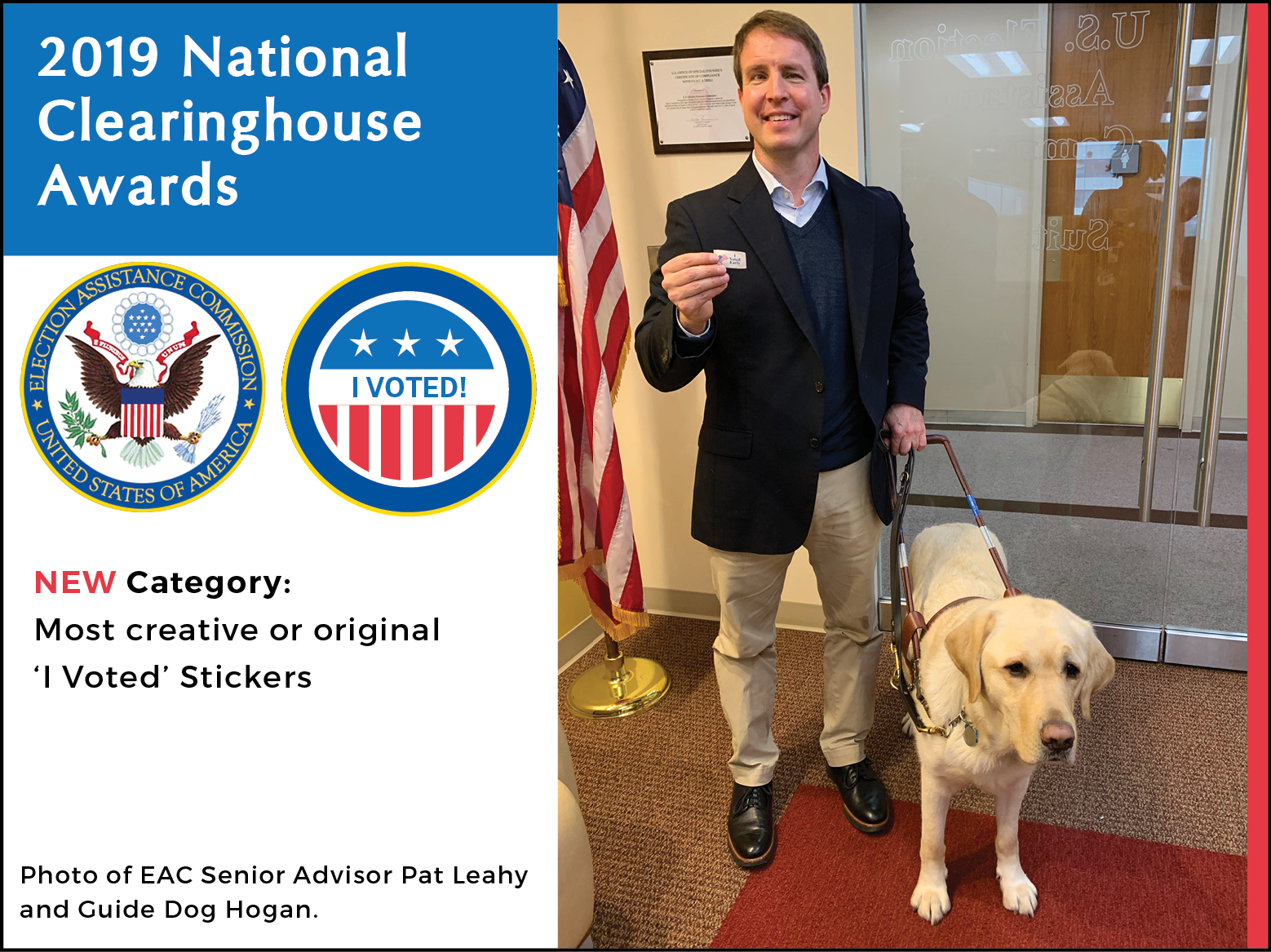 Honoring an Elections Tradition: EAC 2019 "I Voted" Sticker Clearie Awards