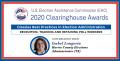 U.S. Election Assistance Commission 2020 Clearinghouse Award Clearies Best Practices in Election Administration - Recruiting, Training and Retaining Poll Workers Conversation with Isabel Longoria Harris County Elections Administrator (TX)