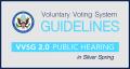 EAC VVSG 2.0 Public Hearing