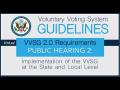 VVSG 2.0 Requirements Hearing 2